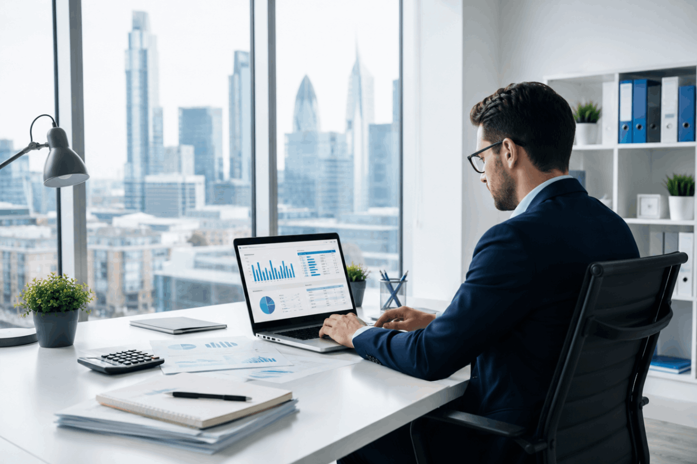 UK accountant reviewing MTD for Income Tax quarterly submissions