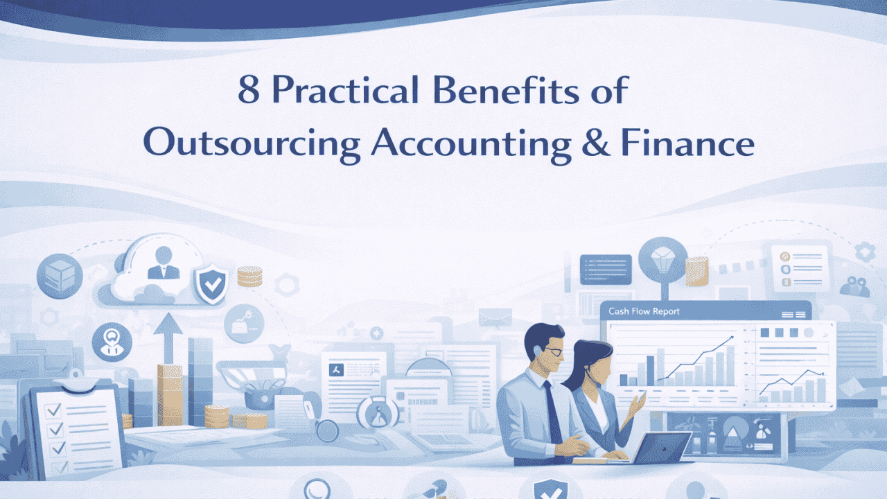 Outsourced accounting services helping businesses improve financial management and reduce costs